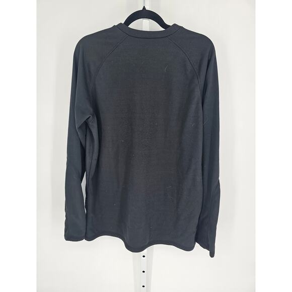 Iceburg Designs Womens Sz XL Crewneck Sweatshirt Solid Black - Picture 4 of 4